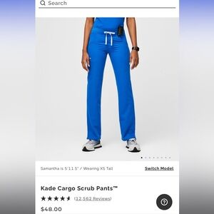 Kade Figs scrub pant PETITE